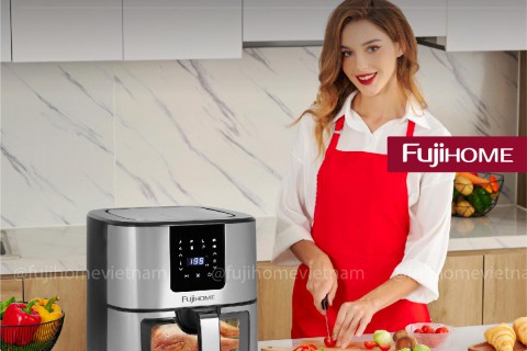 Nồi Chiên Không Dầu Fujihome A10DG (10L): Vô Địch Tốc Độ