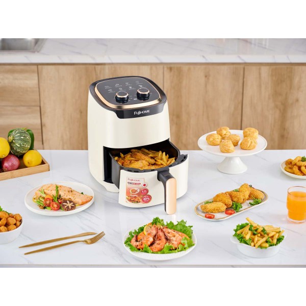 Thử Thách 24h Chỉ Ăn Đồ Nấu Bằng Nồi Chiên Không Dầu: Khám Phá Bí Quyết Sống Khỏe Cùng Fujihome!