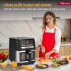 Nồi chiên không dầu Fujihome DUALHEAT A9DH công nghệ gia nhiệt kép Nồi chiên không dầu Fujihome DUALHEAT A9DH công nghệ gia nhiệt kép