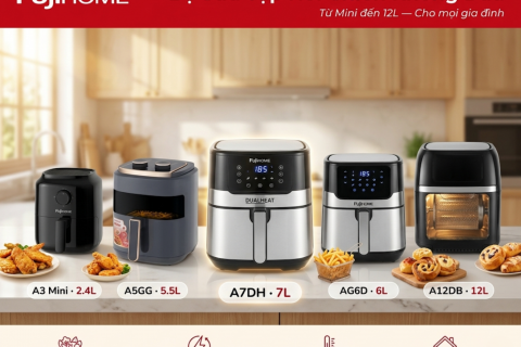 Đừng Mua Nồi Chiên Giá Rẻ Khi Thêm 200K Bạn Đã Có Fujihome