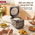 Nồi Cơm Điện Tử Thông Minh Fujihome RC15W và RC18G