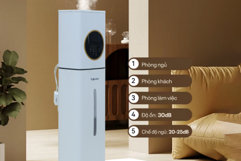 Máy Tạo Ẩm Fujihome HM09UV1 9L Cho Phòng Khách Lớn