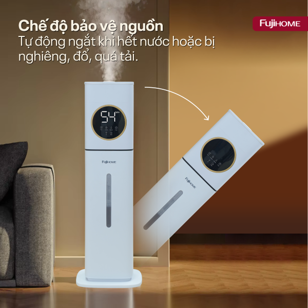 Giải Pháp Hạn Chế Đọng Nước Bảo Vệ Nội Thất Cùng Máy Tạo Ẩm FujiHome