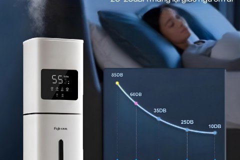 Máy Tạo Ẩm Fujihome HM09UV2 Cho Phòng Ngủ Yên Tĩnh Máy Tạo Ẩm Fujihome HM09UV2 Cho Phòng Ngủ Yên Tĩnh