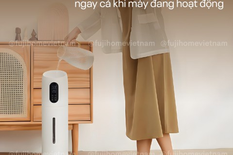 Máy Tạo Ẩm Fujihome HM10UV-WIFI Bảo Vệ Đường Hô Hấp