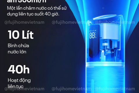 Máy Tạo Ẩm Thông Minh Fujihome Khử Khuẩn UV Sạch Khuẩn