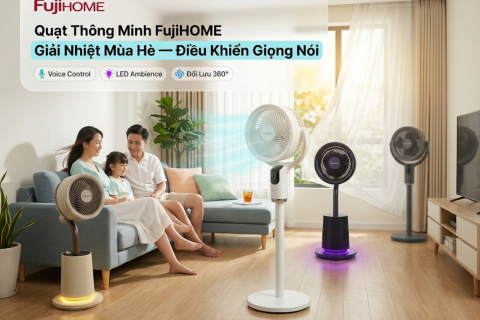Lợi Ích Quạt Thông Minh Fujihome Giải Nhiệt Mùa Hè Tối Ưu