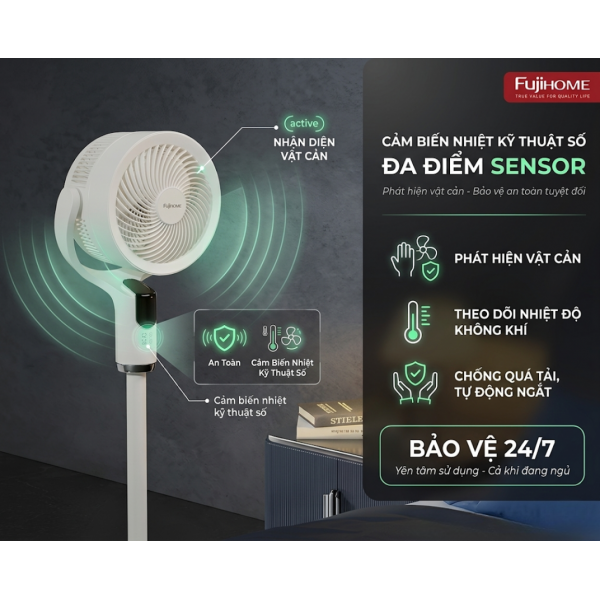 An Toàn Phòng Cháy Chữa Cháy: Ưu Điểm Tuyệt Đối Từ Động Cơ BLDC Fujihome