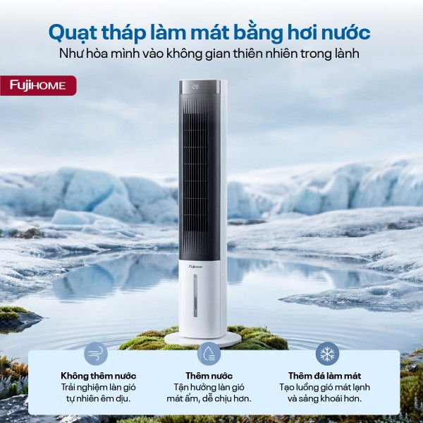 Trio Mới 2025: Ba Model Quạt Tháp Hơi Nước Fujihome Chính Thức "Đổ Bộ" Thị Trường