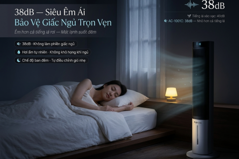 Quạt Hơi Nước Fujihome Và Giấc Ngủ | Trợ Lý Vỗ Về Đêm Nghỉ Ngơi Quạt Hơi Nước Fujihome Và Giấc Ngủ | Trợ Lý Vỗ Về Đêm Nghỉ Ngơi