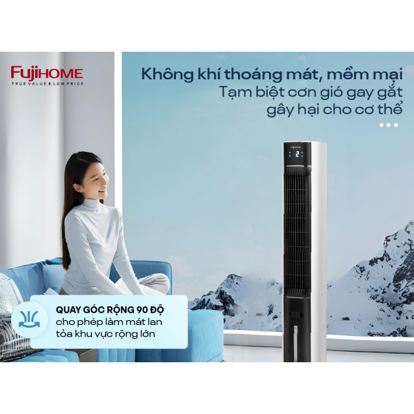 Tại sao AC-18LM và AC-18LE vẫn là đỉnh cao của dòng quạt hơi nước Fujihome năm 2025