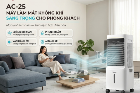 Đánh Giá Máy Làm Mát Fujihome AC-25: Công Suất Lớn, Giá Tốt