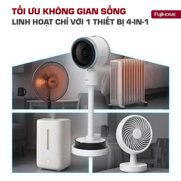 Fujihome AC707: Lý Do Người Dùng Thành Thị Chọn Quạt Điều Hòa 4 Mùa Thay Vì Điều Hòa Truyền Thống