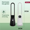Quạt không cánh lọc không khí khử khuẩn Anion+ UV, kết nối WIFI Fujihome BF065