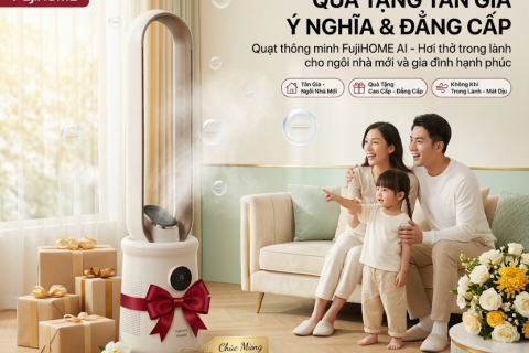 Quạt Fujihome AI: Món Quà Tân Gia Đẳng Cấp Cho Nhà Thông Minh