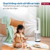 Quạt không cánh mini, lọc không khí khử khuẩn Anion + UV kết nối WIFI Fujihome BF18