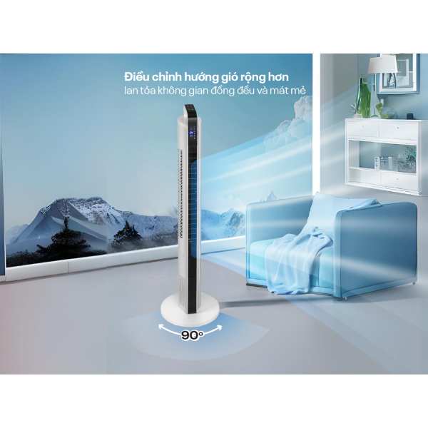 Fujihome SmartWind: Mua Quạt Tháp DC Inverter - Giải Pháp Làm Mát & Thanh Lọc Hoàn Hảo