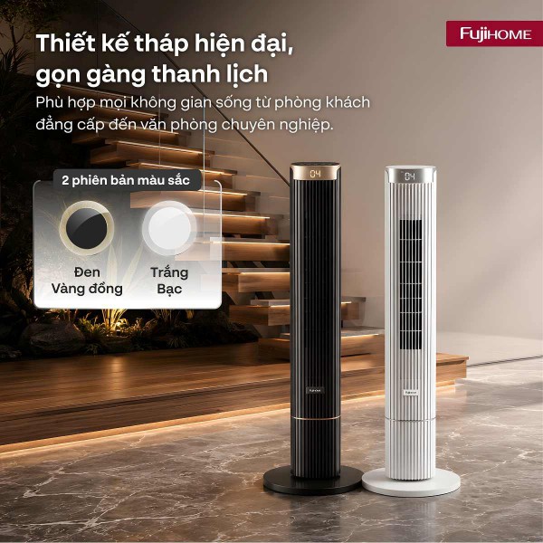 Giới Trẻ Đô Thị Chuộng Quạt Tháp Thông Minh Fujihome Vì Lý Do Gì?