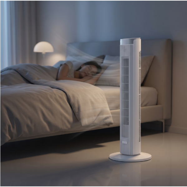 Thiết kế tay cầm tích hợp trên Quạt tháp Fujihome: Tối ưu tính linh hoạt cho không gian sống hiện đại