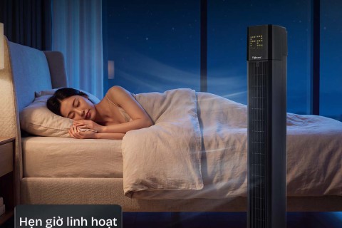 Quạt Tháp Fujihome TF-51 Cho Phòng Ngủ Hiện Đại 2026 Quạt Tháp Fujihome TF-51 Cho Phòng Ngủ Hiện Đại 2026