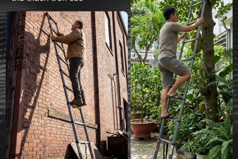 Trào Lưu DIY: Thang Rút Fujihome STL Là Trợ Thủ Đắc Lực