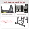 Thang rút gọn chữ A Fujihome STLA50 linh hoạt, chắc chắn, an toàn chuẩn châu Âu