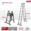 Thang rút gọn chữ A Fujihome STLA66 chiều cao vượt trội, an toàn tối đa