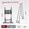 Thang rút gọn chữ A Fujihome STLA74 độ cao tối đa, an toàn chuyên nghiệp