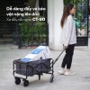 Xe kéo dã ngoại gấp gọn du lịch, cắm trại Fujihome CT-80