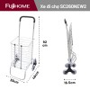 Xe đi chợ gấp gọn, leo cầu thang Fujihome SC-260NEW2