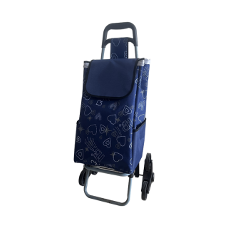 Xe kéo đi chợ leo cầu thang kèm túi tiện lơi FUJIHOME ST-30D6