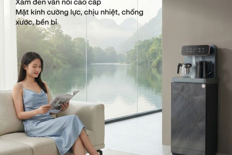 Fujihome TB243AN: Đẳng Cấp Cây Nước Bàn Trà Vân Nổi Cho Doanh Nhân