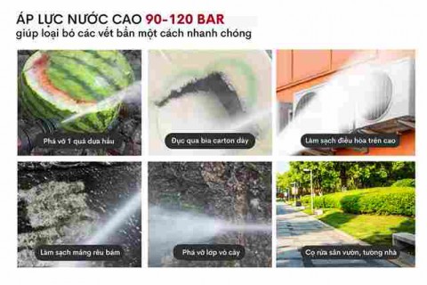 Máy Rửa Xe Fujihome Không Chỉ Dùng Để Rửa Xe