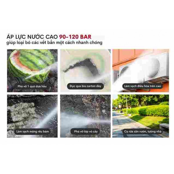 Máy Rửa Xe Fujihome Không Chỉ Dùng Để Rửa Xe