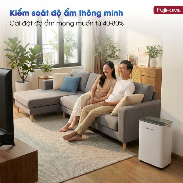 Đánh giá máy hút ẩm Fujihome DH12LITE: Giải pháp mạnh mẽ cho căn hộ hiện đại