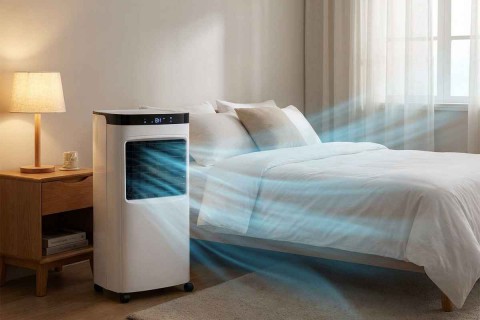 Fujihome AC-12: Định Nghĩa Lại Máy Làm Mát Hơi Nước Với Công Nghệ Lọc Không Khí Ionizer