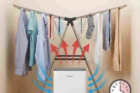 Bí Quyết Sấy Khô Quần Áo Thơm Tho Trong Mùa Nồm Với Máy Hút Ẩm FujiHOME Bí Quyết Sấy Khô Quần Áo Thơm Tho Trong Mùa Nồm Với Máy Hút Ẩm FujiHOME