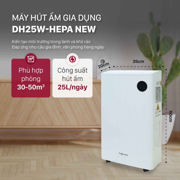 Công Nghệ HEPA Là Gì? Đánh Giá Hệ Sinh Thái Máy Hút Ẩm HEPA Fujihome Mới Nhất
