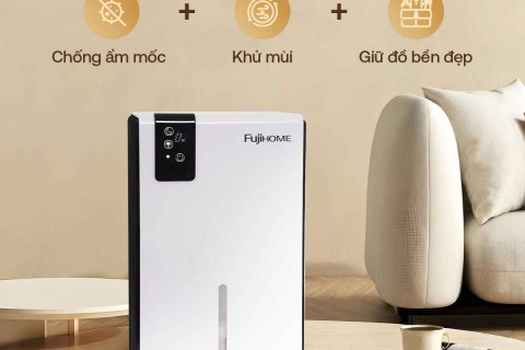 Máy Hút Ẩm Mini Fujihome: Nhỏ Như Hộp Giày Mà Hút Nước "Cực Đỉnh" – Bí Mật Nằm Ở Đâu?