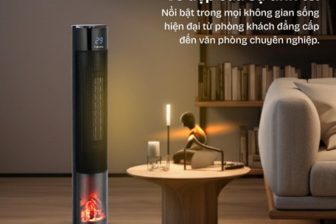 Mang Cả Lò Sưởi Châu Âu Về Nhà Với Hiệu Ứng Ánh Lửa 3D Từ Fujihome