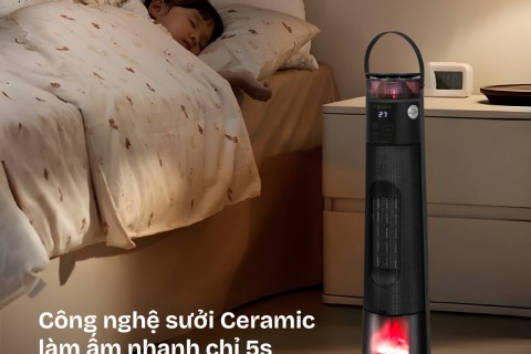 Công nghệ sưởi gốm Ceramic: Hơi ấm lành tính, an toàn cho hô hấp