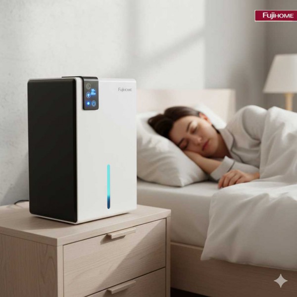 Fujihome DHP23-MINI: Sức Mạnh Lõi Kép, Giải Pháp Chống Ẩm Hoàn Hảo Cho Phòng Ngủ