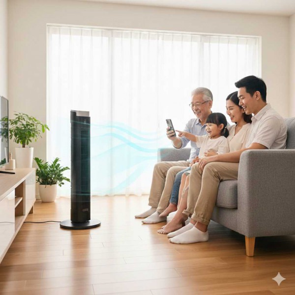 Quạt Tháp Thông Minh Fujihome SmartWind: Món Quà Sức Khỏe Cho Năm Mới An Lành