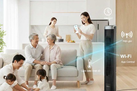 Công Nghệ SmartWind: Bí Mật Đằng Sau Chiếc Quạt Tháp “Biết Suy Nghĩ” Của Fujihome Công Nghệ SmartWind: Bí Mật Đằng Sau Chiếc Quạt Tháp “Biết Suy Nghĩ” Của Fujihome