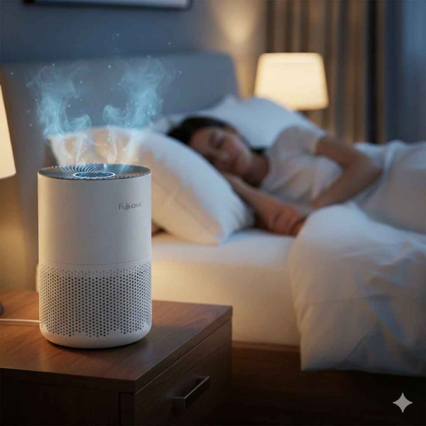 Máy Lọc Không Khí Fujihome AP5 Series: Vận Hành Êm Ái Cho Giấc Ngủ Trong Lành