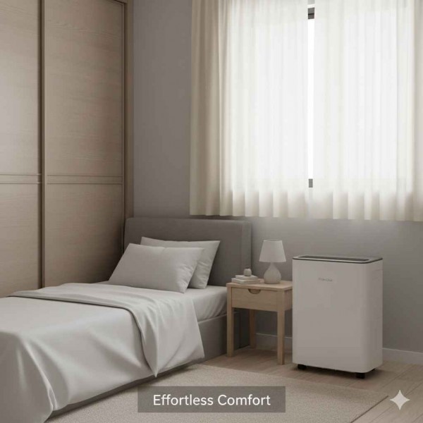 Phòng ngủ dưới 15m² nên chọn máy hút ẩm nào? Giải mã "cơn sốt" Fujihome DH06LITE