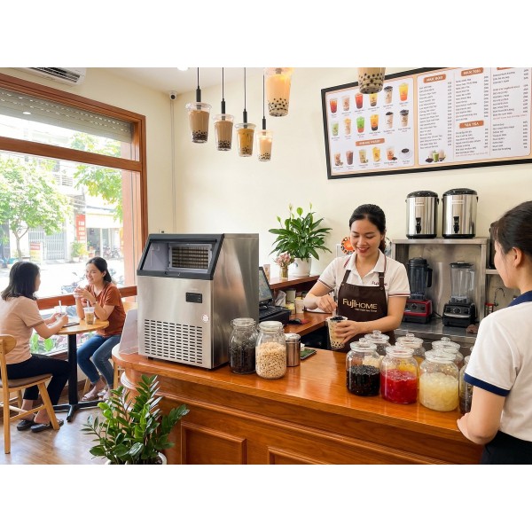 Case Study: Quán Nước Ép X Tăng 20% Lợi Nhuận Sau Khi Trang Bị Máy Làm Đá Fujihome