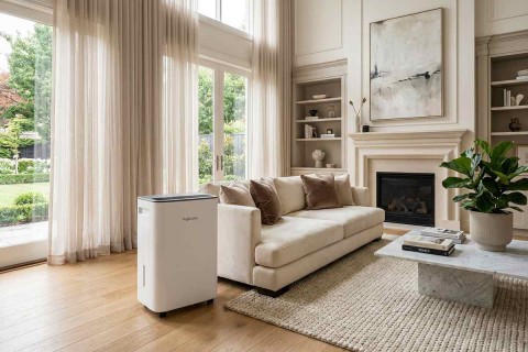 Phòng Khách Luôn Khô Thoáng Với Máy Hút Ẩm Fujihome DH12LITE