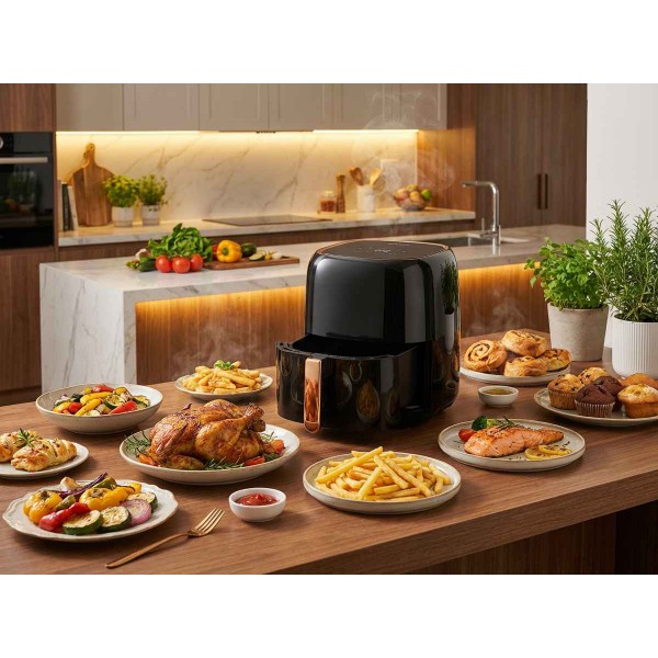 Nồi Chiên Không Dầu Fujihome: Bí Quyết Nấu Nhanh, Tiết Kiệm Thời Gian Cho Gia Đình Bận Rộn