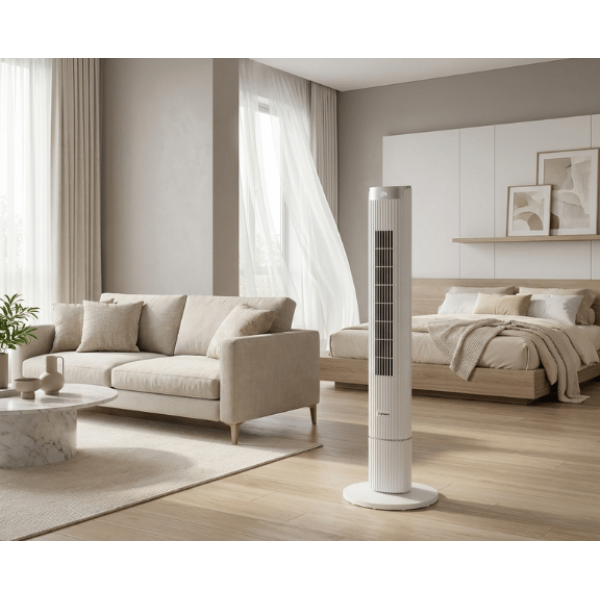 Quạt tháp thông minh SmartWind Fujihome: Giải pháp làm mát hè 2026 vừa tự động chỉnh gió, vừa tiết kiệm điện